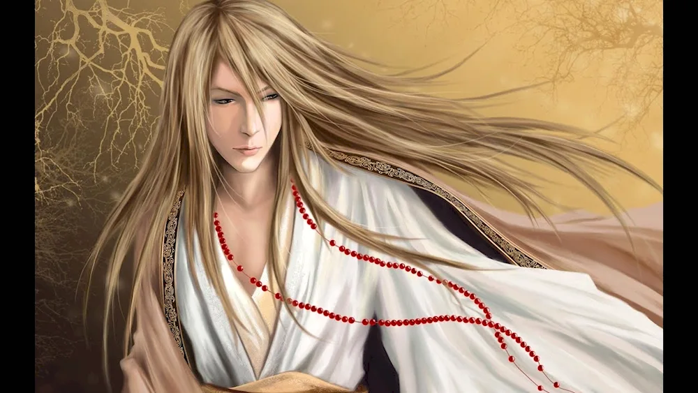 Anime guys with long hair