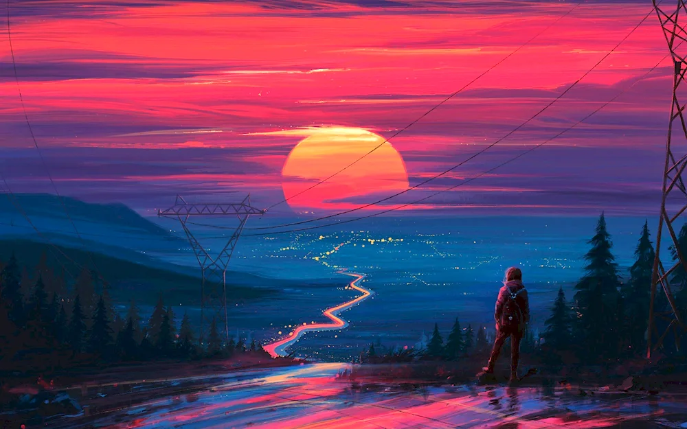 Anime landscapes