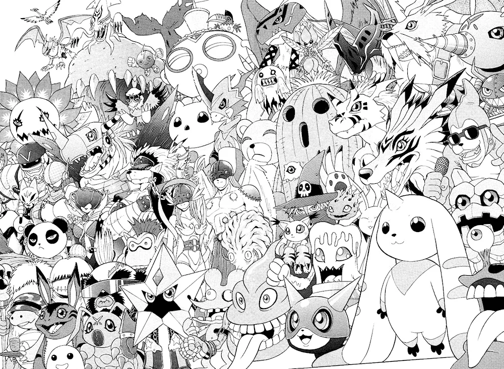 Anime posters b&w