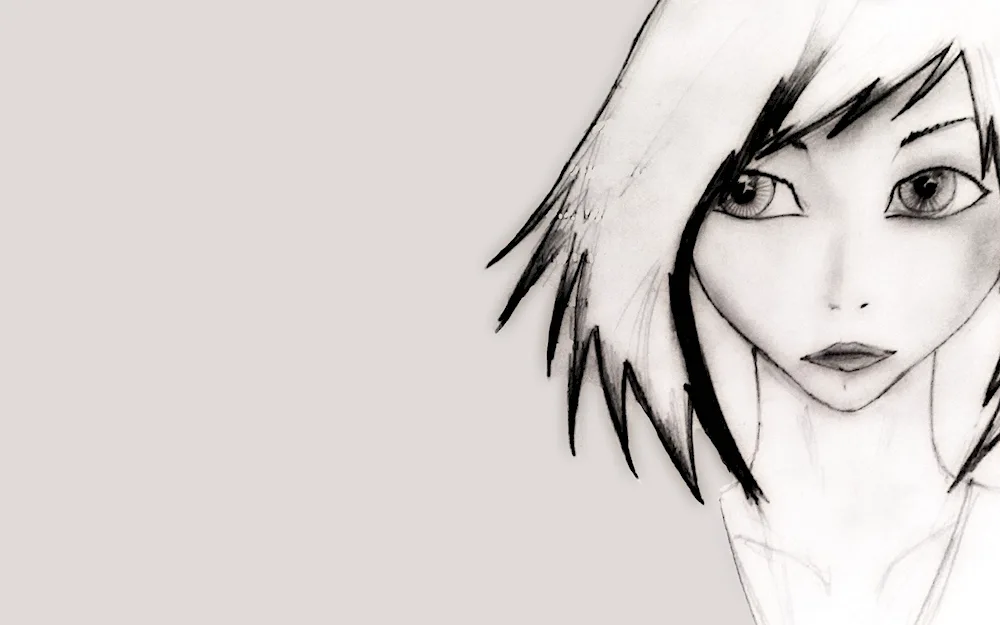 Girl drawing