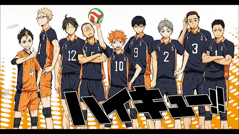 Anime volleyball Karasuno