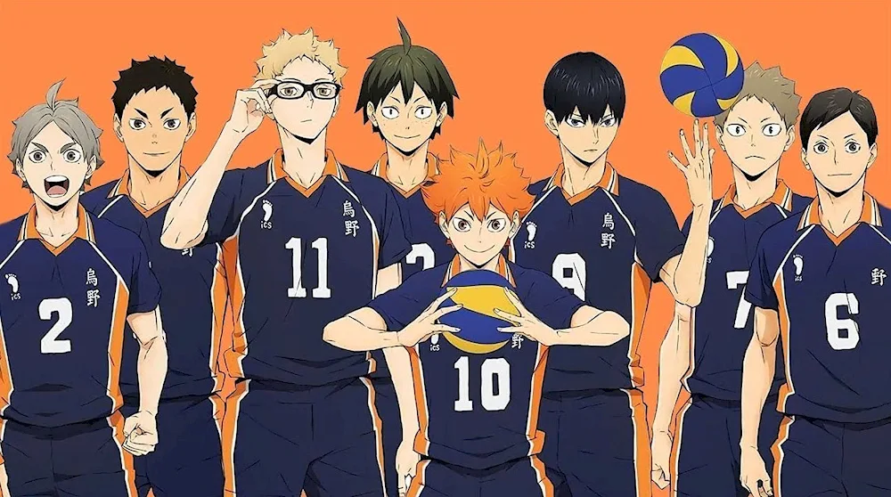 Anime volleyball Karasuno