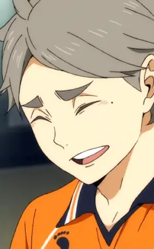 Anime volleyball Sugawara