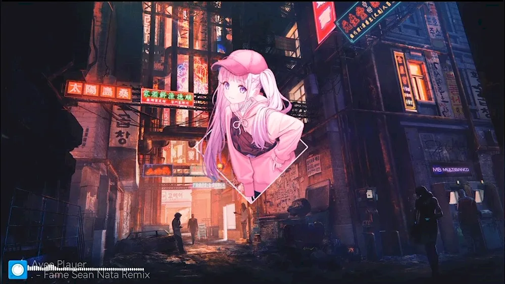 Anime with real background