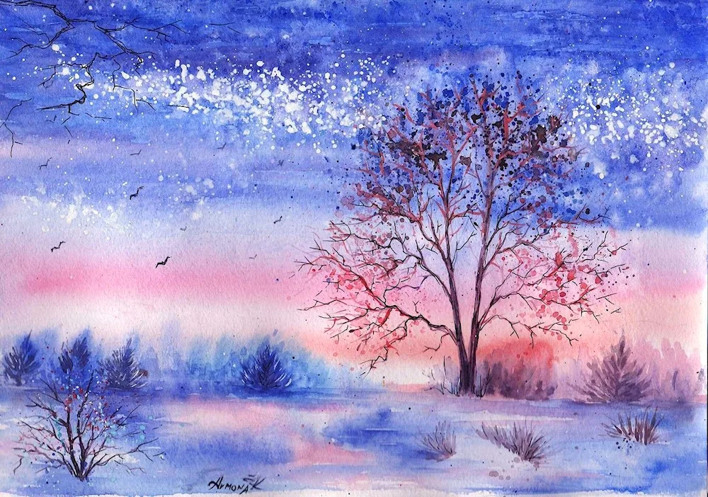 Drawings watercolour