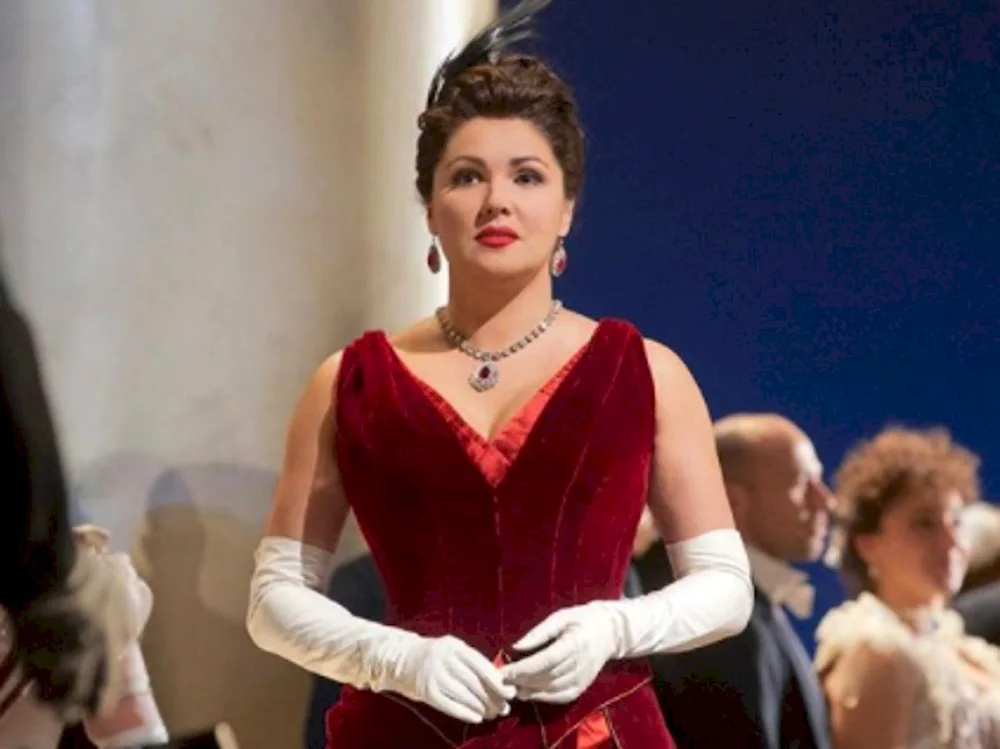 Opera singer Anna Netrebko. Netrebko