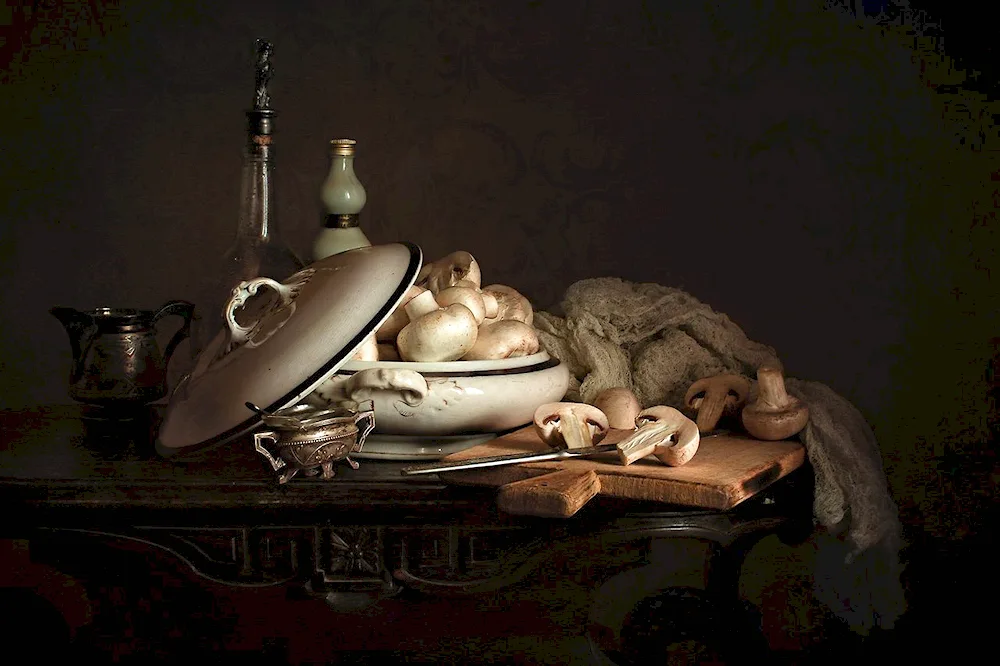 Revyakin Dmitry still life jug of apples