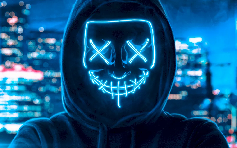 Anonymous neon Musk Musk