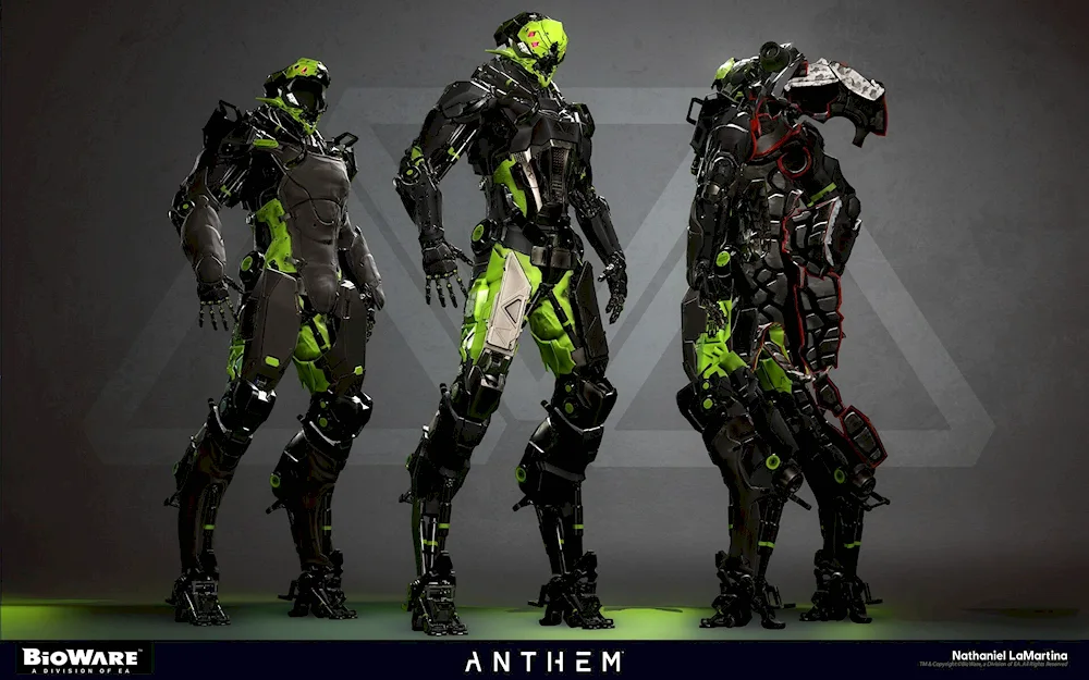 Anthem Javelin suits