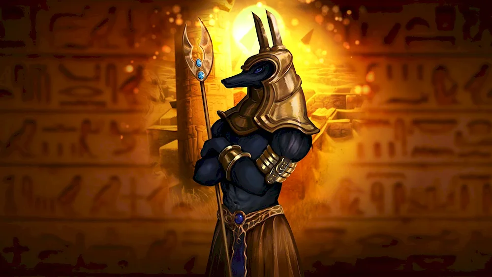 Anubis and Osiris