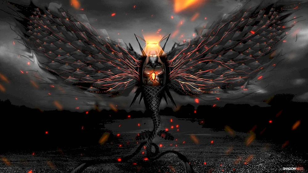 Apollyon the dragon of darkness