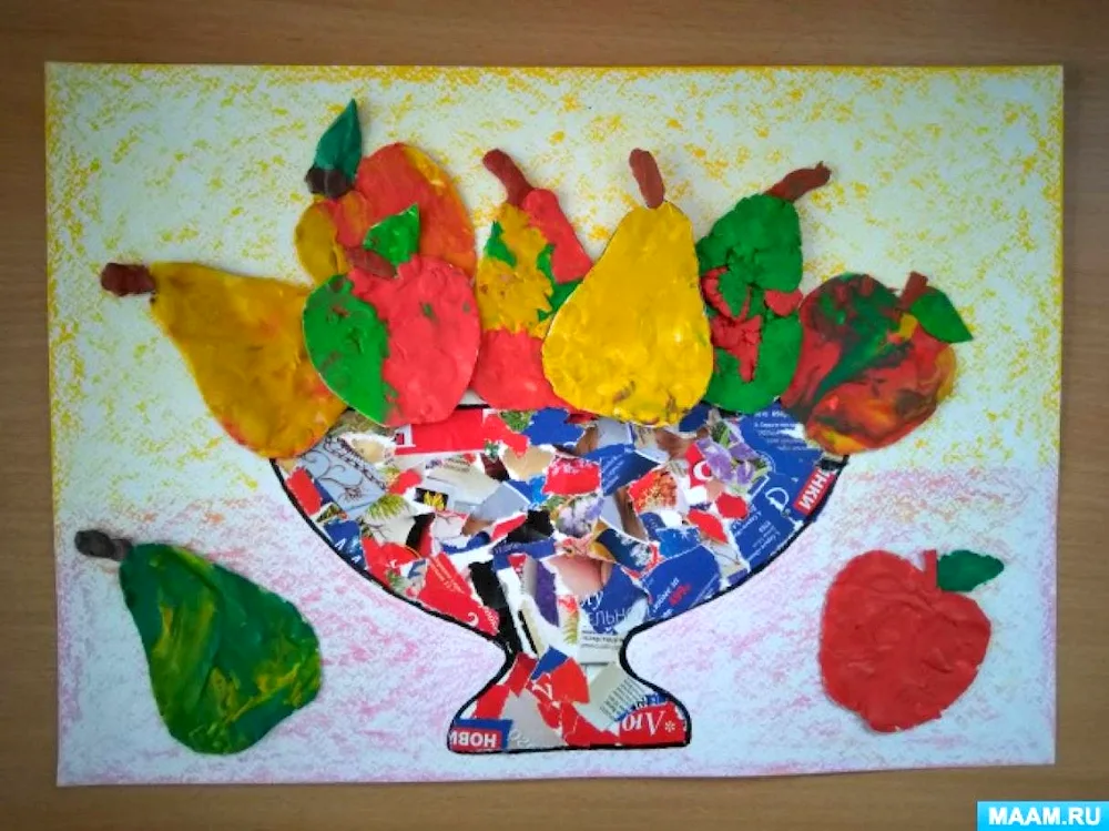 Fruit still life for children