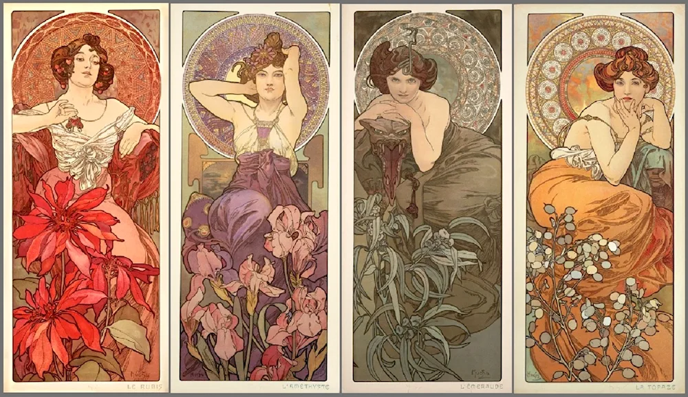 Ar nouveau Alphonse Mucha