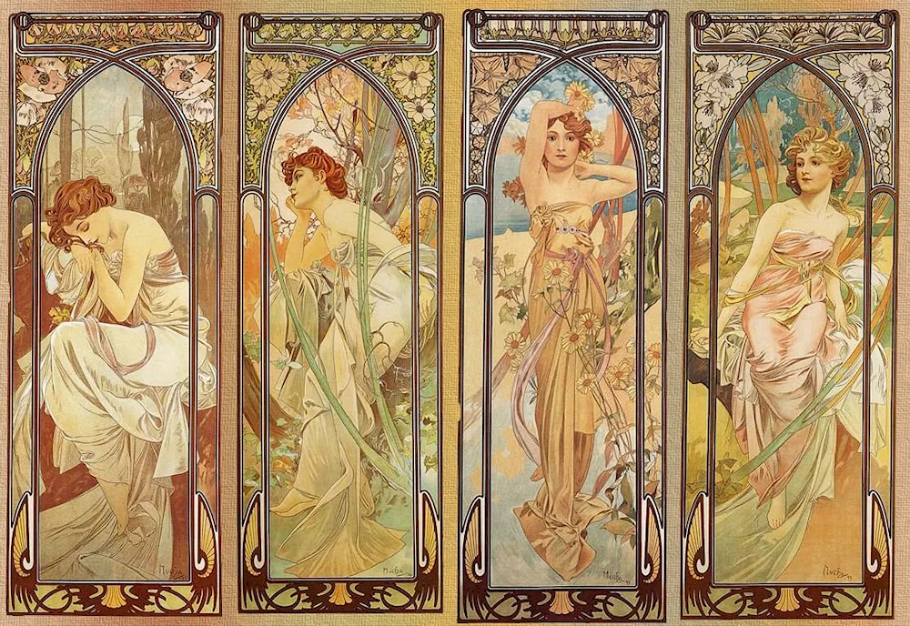Ar nouveau Alphonse Mucha