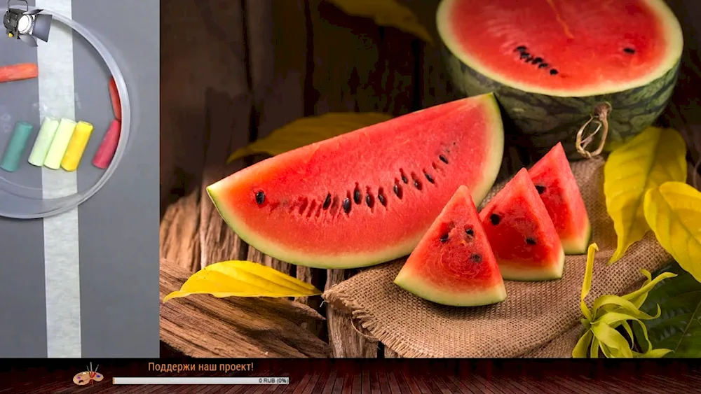 Yuri Kudrin Still Life Watermelon