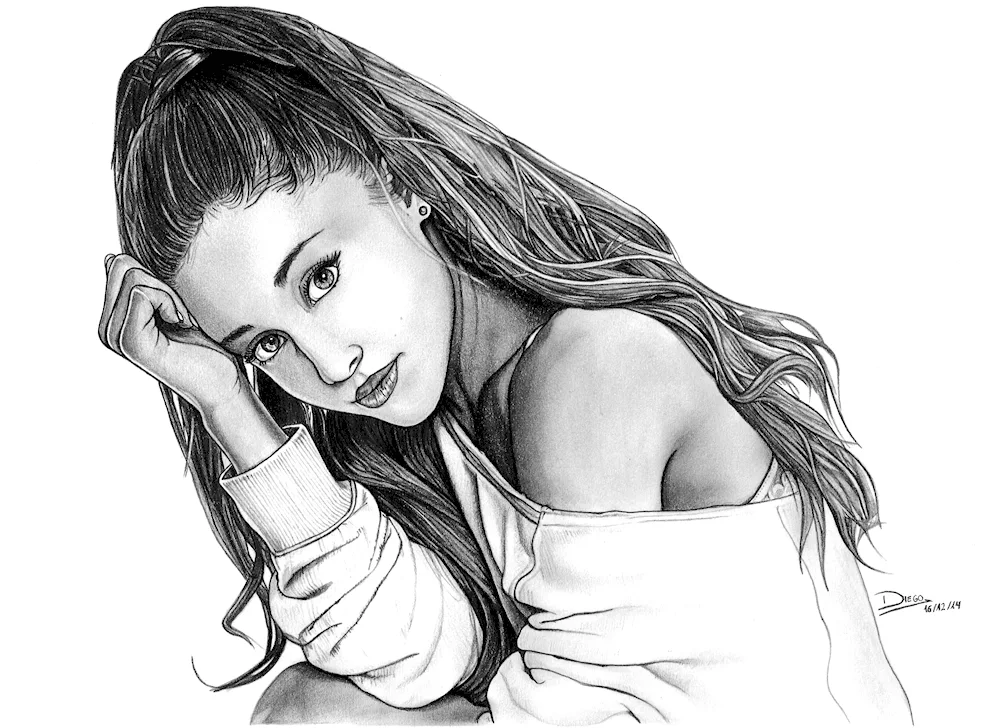Girl pencil