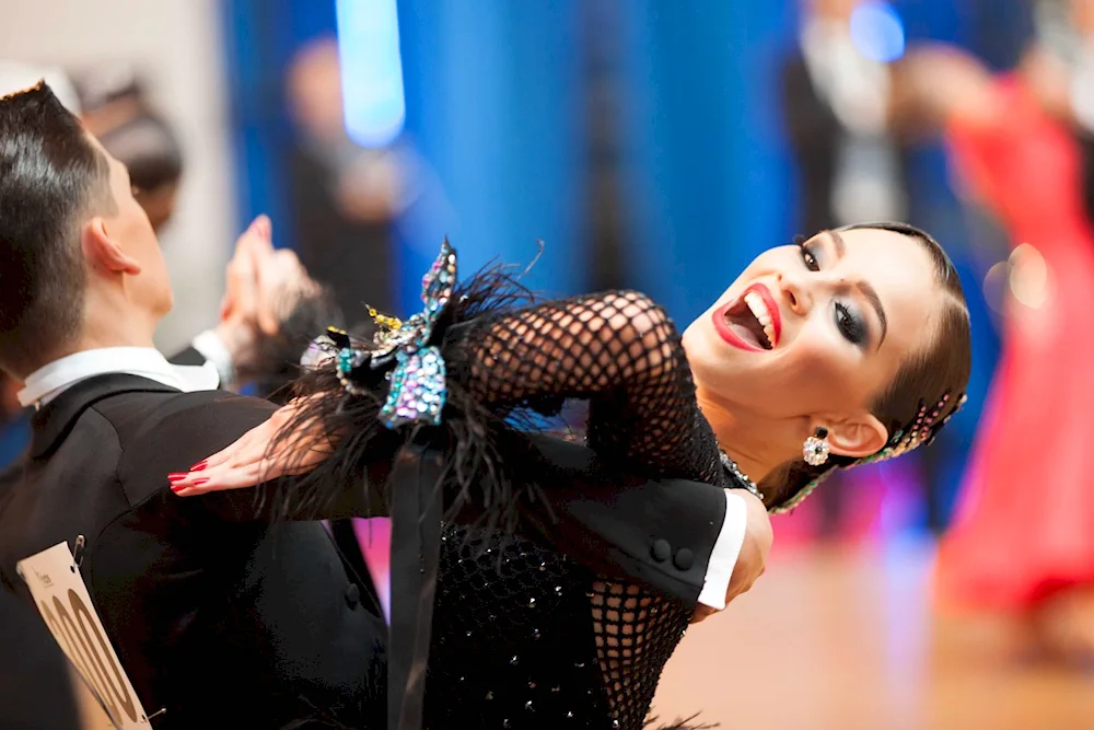 Arina Bortnikova ballroom dancing