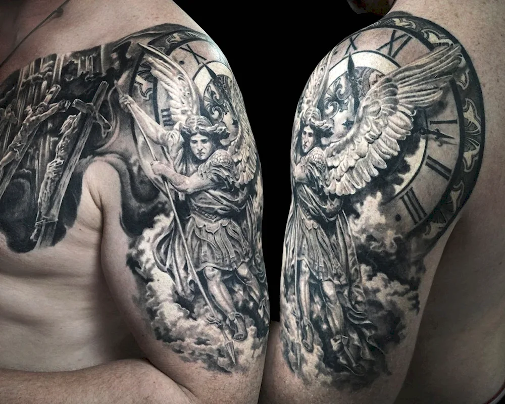 Archangel Michael tattoo