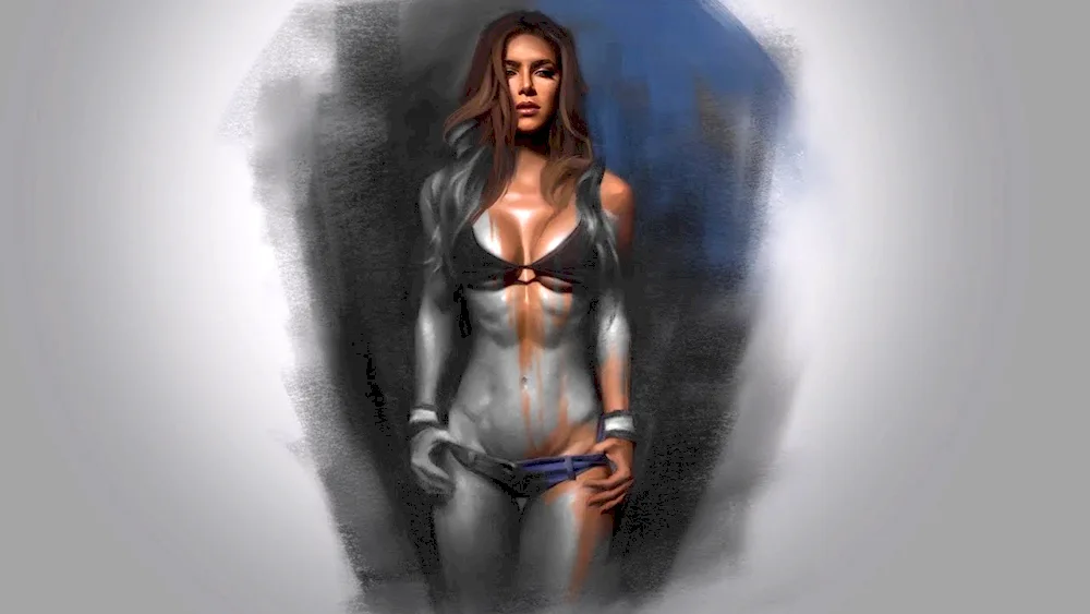 Girl drawing