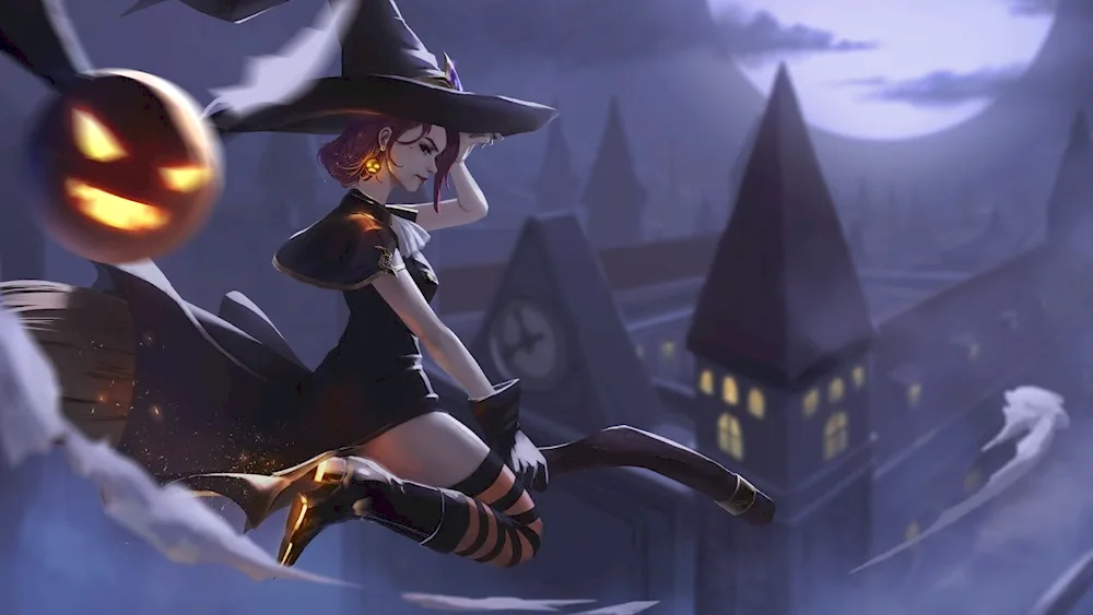 Beautiful witch