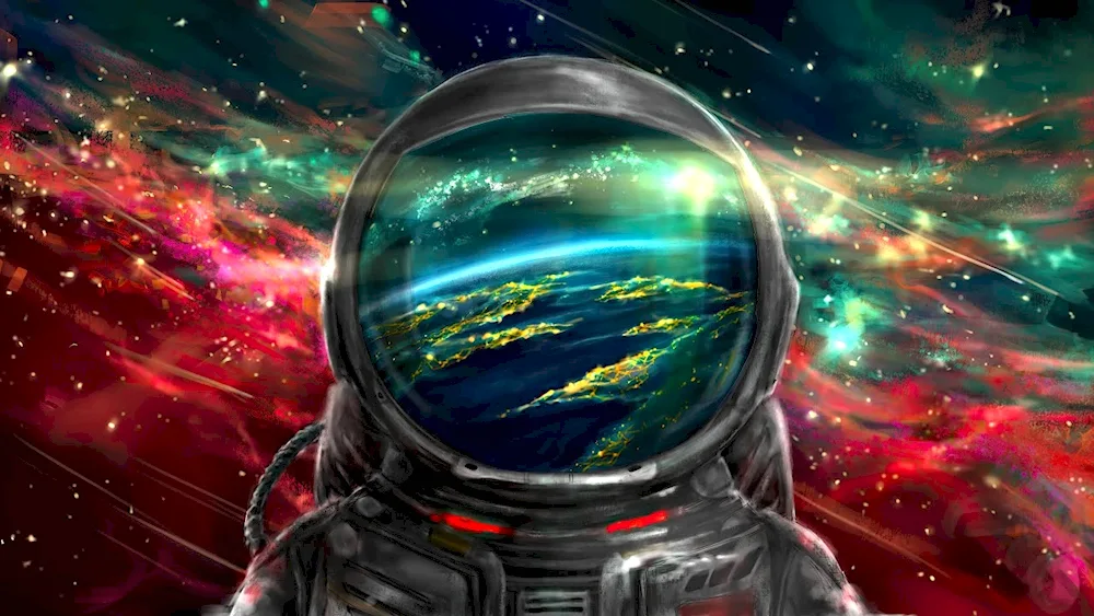 Art astronaut 4k