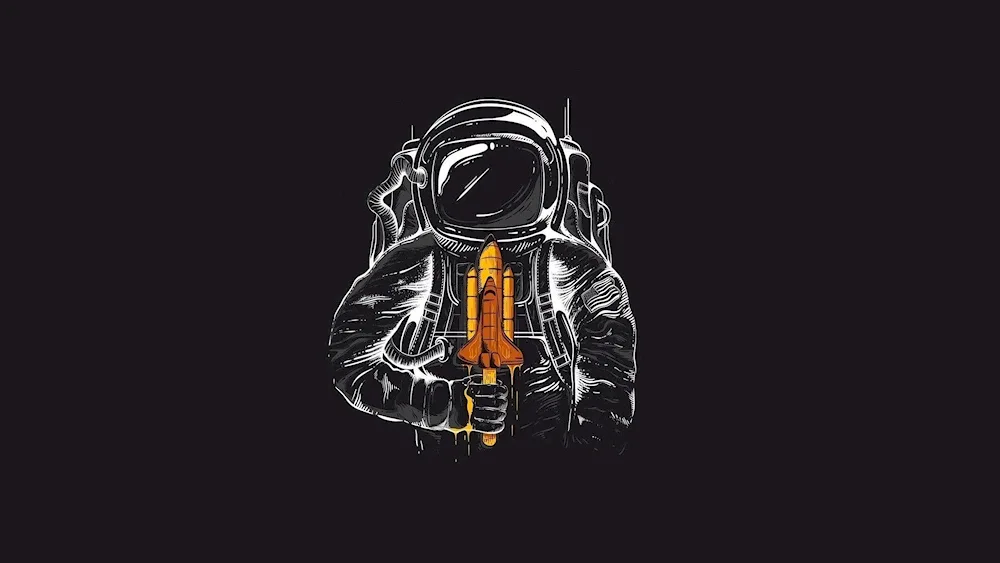 Art astronaut 4k