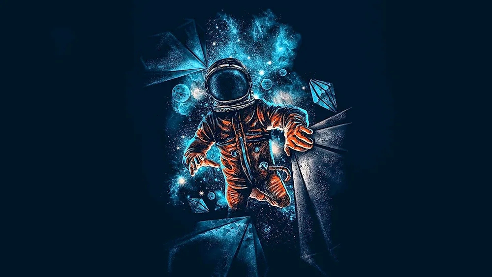 Art astronaut 4k