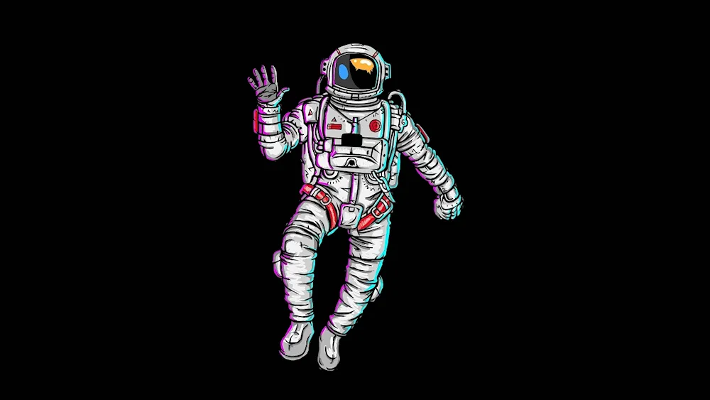 Art astronaut 4k