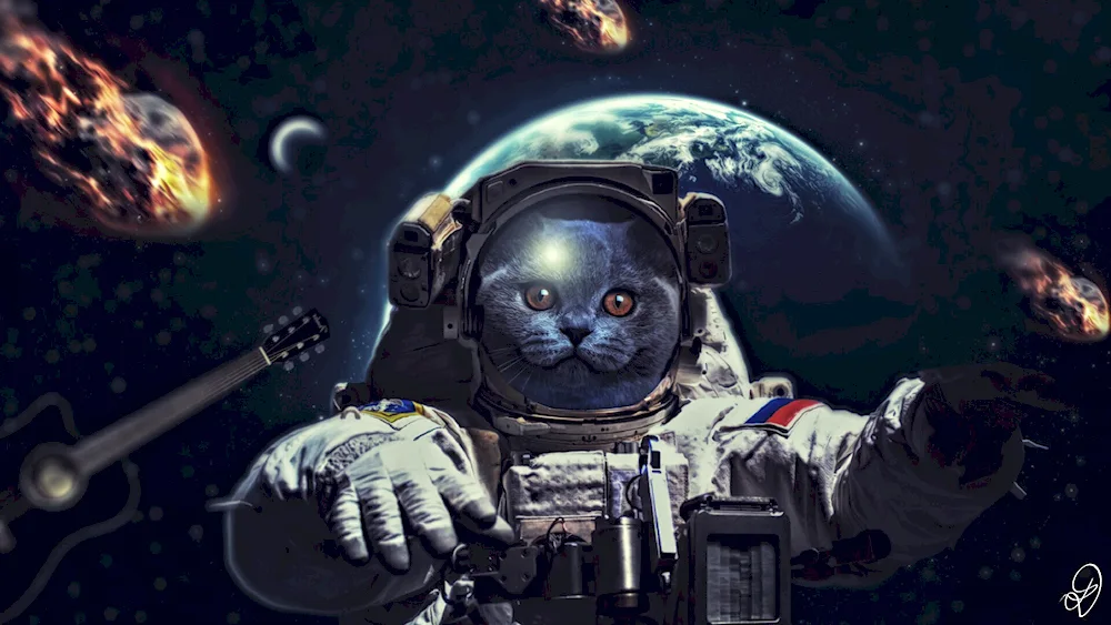 Cosmonaut astronaut 4k