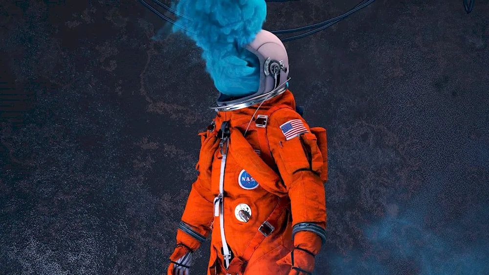 Cosmonaut art 4k