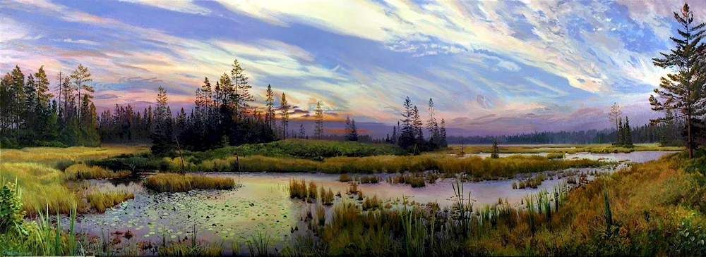 Arthur Chartes painter- landscape painter