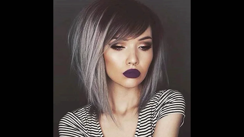 Pepel coloured bob
