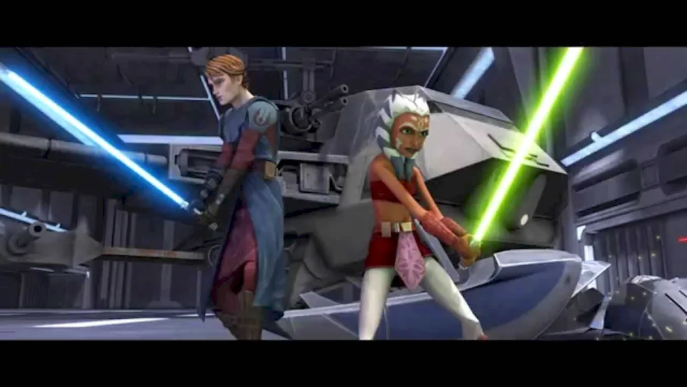 Ahsoka and Anakin