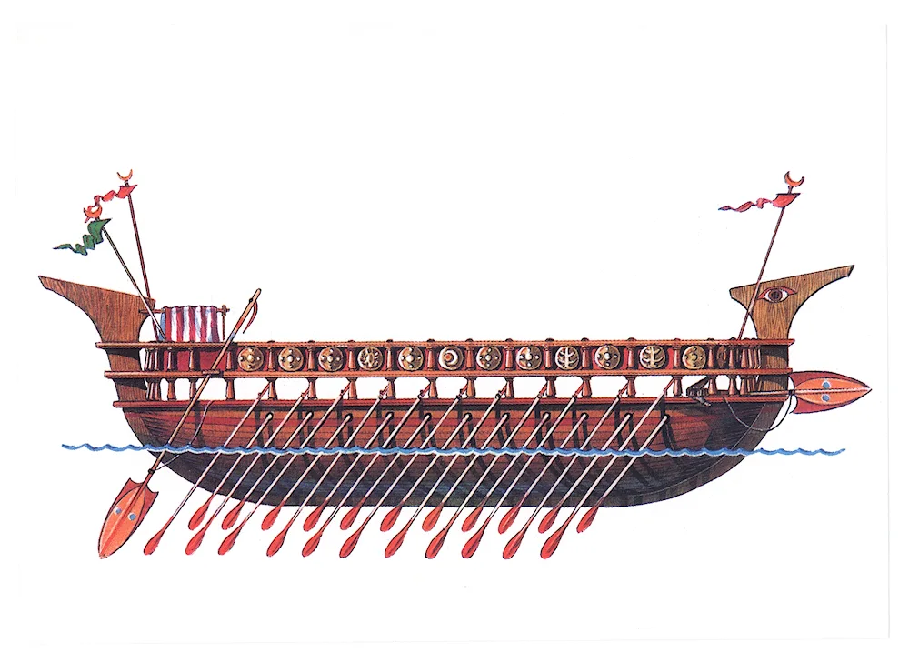 Assyro-Phoenician warship.