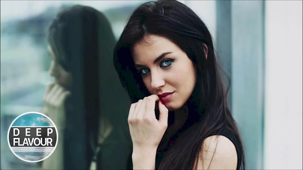 Blue-eyed woman