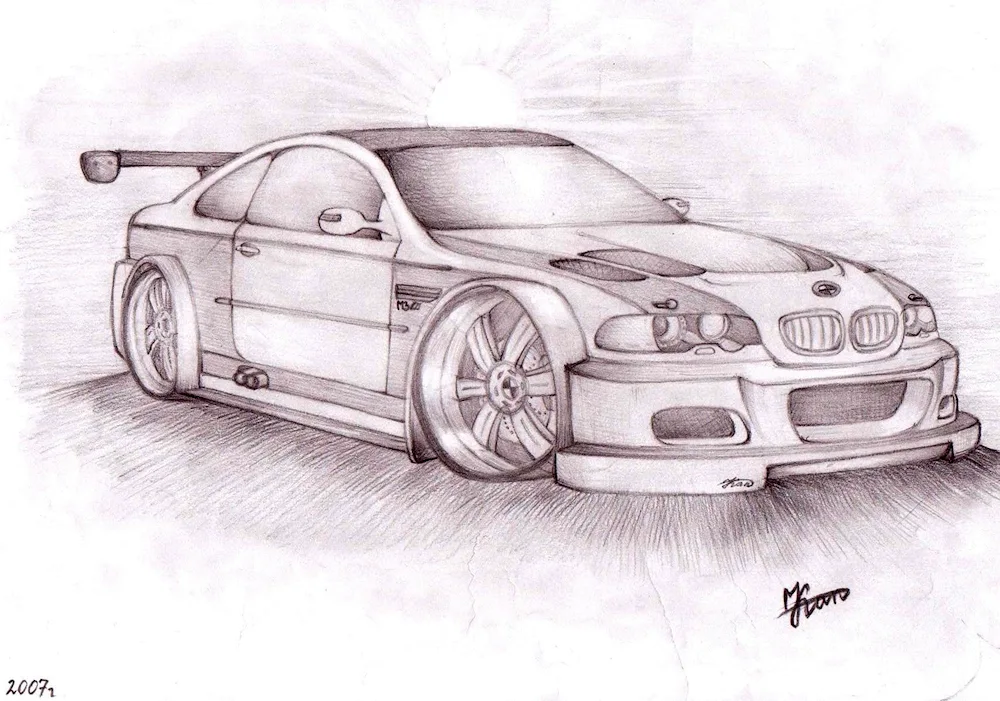 Car drawing