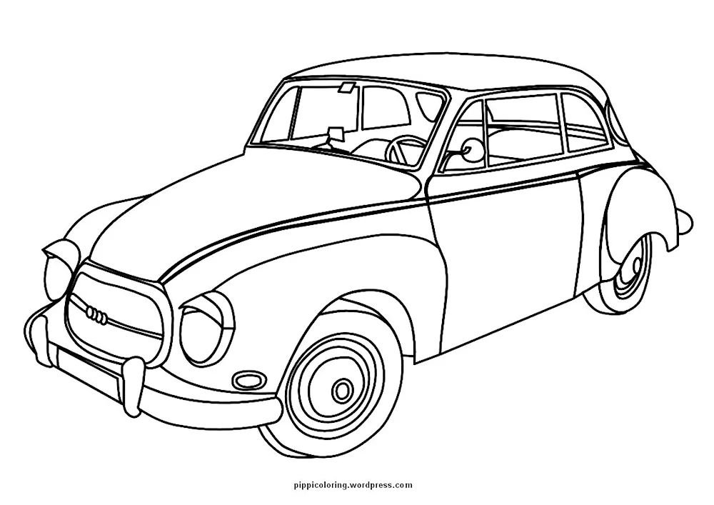 Cars colouring