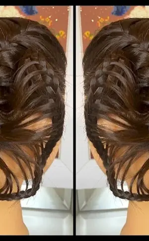 Openwork hairstyles