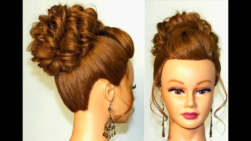 Bouffant bouffant bun