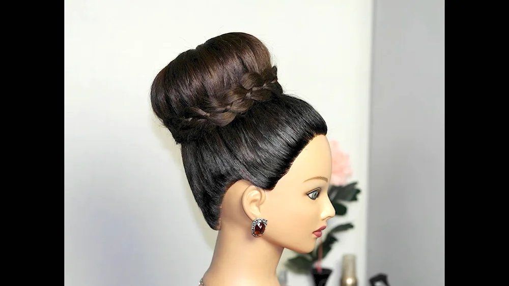 Bun hairstyle