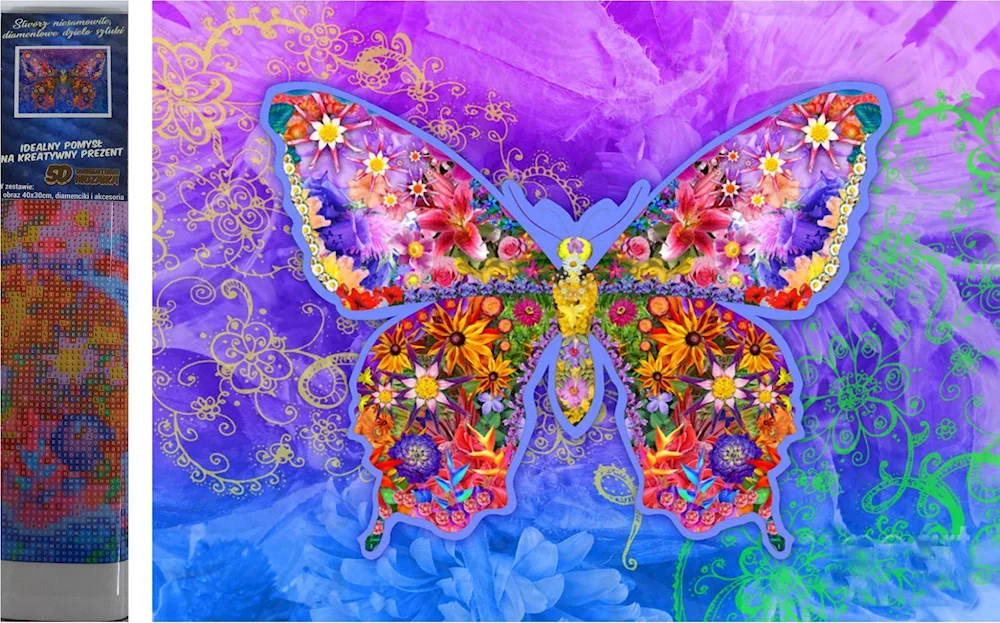 Butterfly in frame