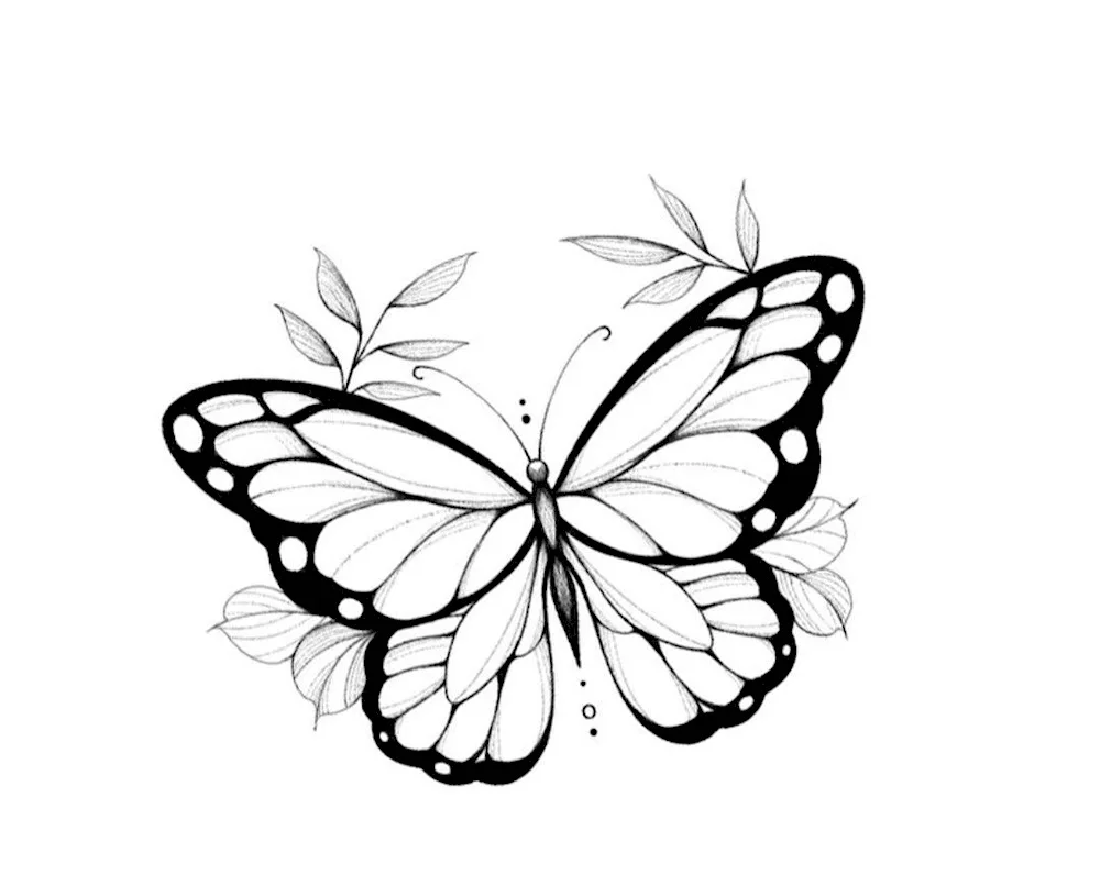 Butterfly drawing