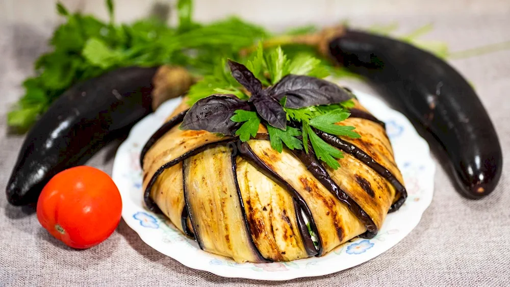 Grill vegetables aubergine courgette pepper red catering