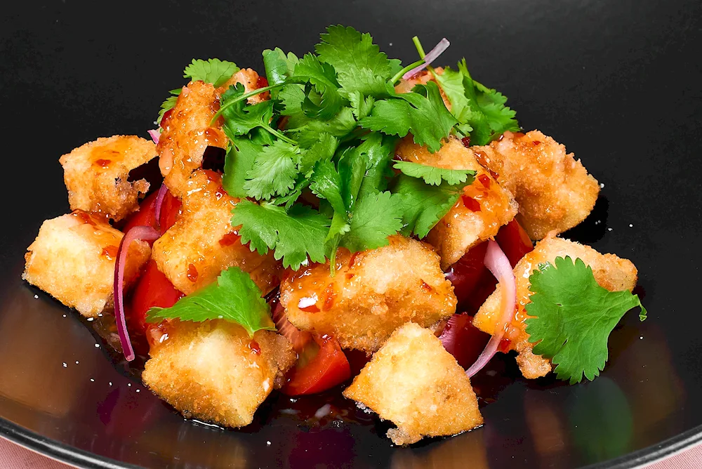 Georgian-style aubergines spicy