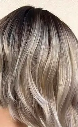 Balayage blond kare