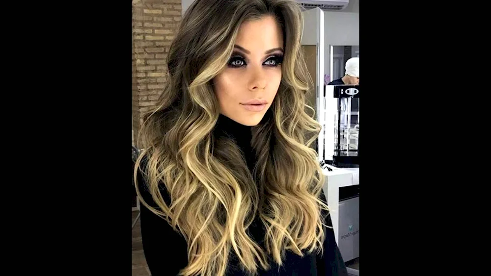Beautiful hair colouring