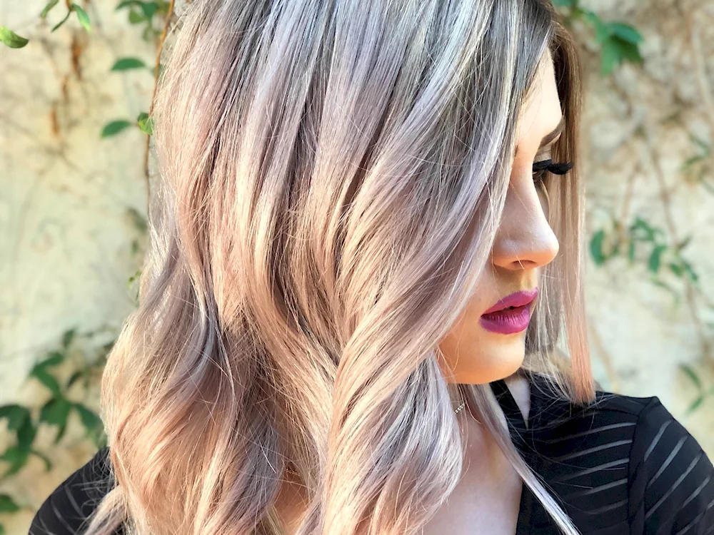 Beautiful hair colouring