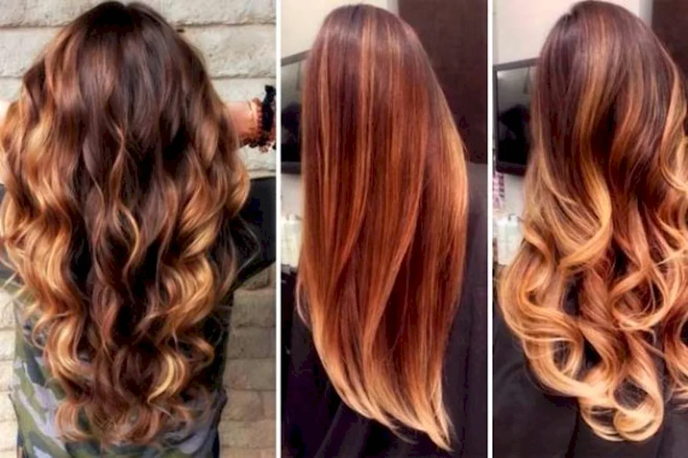 Balayage 2022 for dark hair