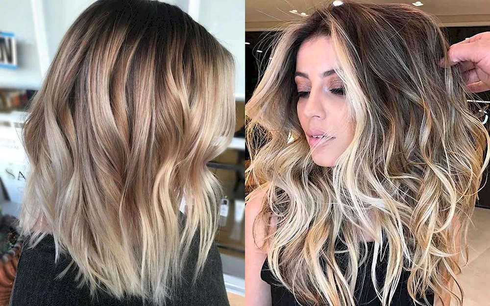 Balayage ombré shatush