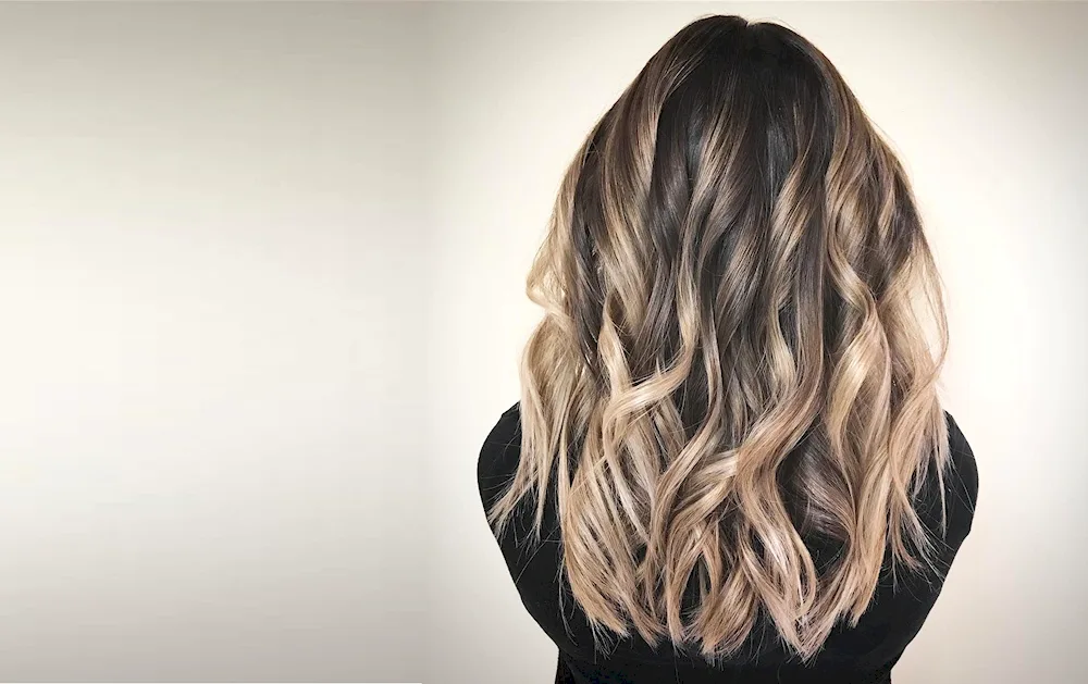 Sunny ombré hair